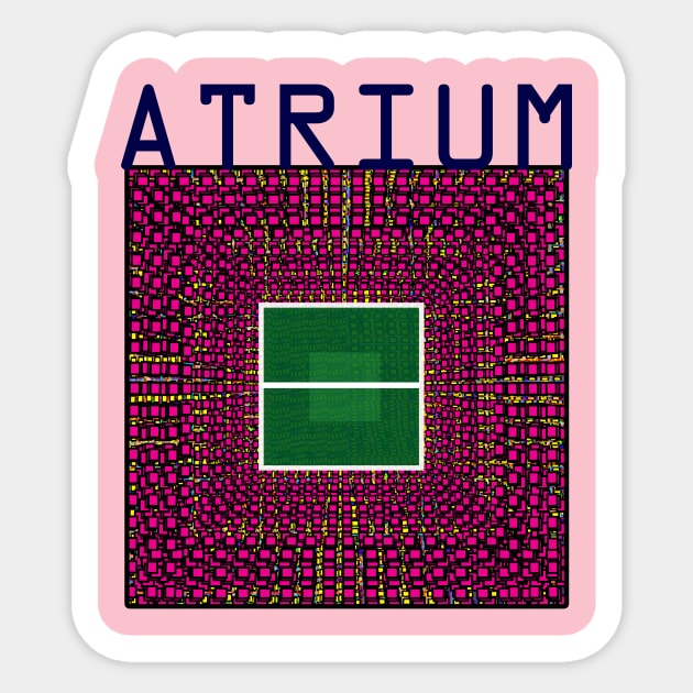 Atrium Sticker by momomoma